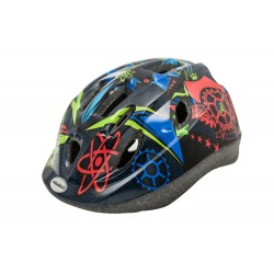 Raleigh Mystery Junior Cycle Helmet Blue Atoms