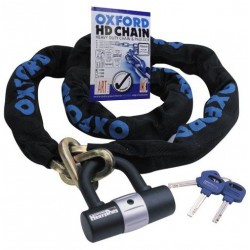 Oxford HD 1.0m Chain and Pad Lock 