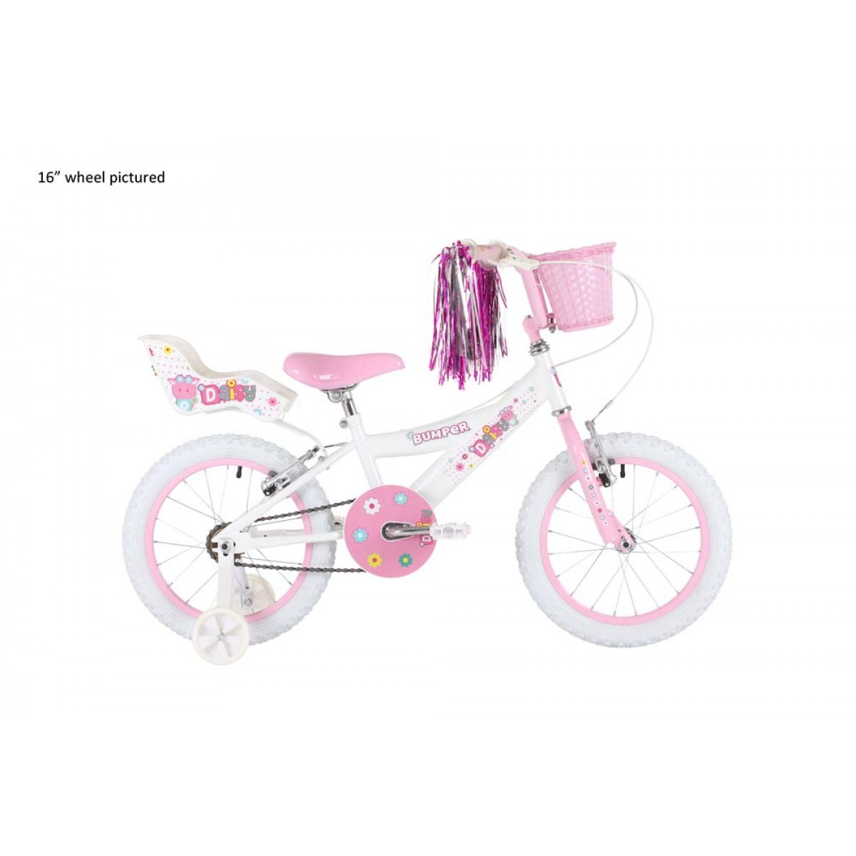 girls bike with doll seat