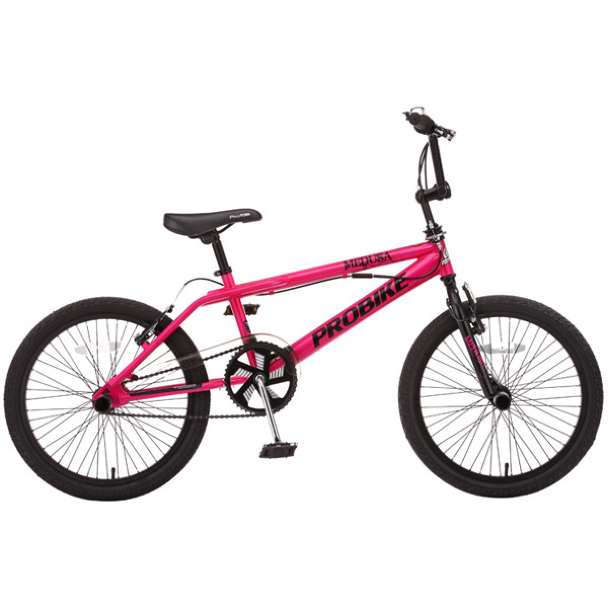 pink bmx frame