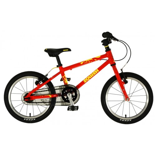 Squish 16 Red-Yellow Lightweight Bike